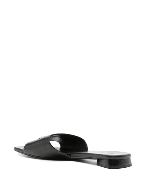 Balenciaga Duty Free leather sandals - Black