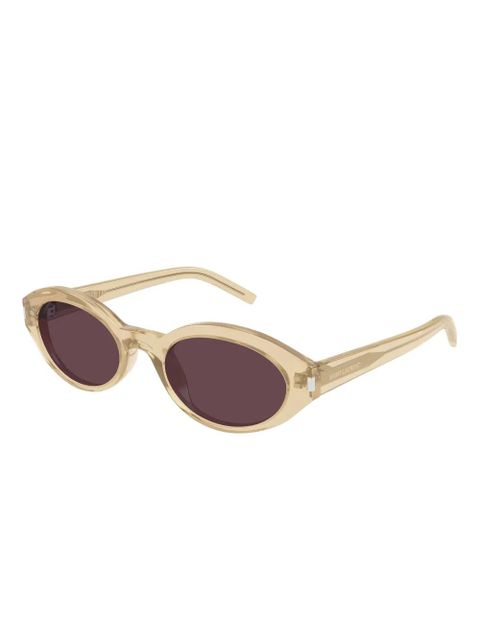 Saint Laurent Eyewear round-frame sunglasses - Neutrals - zdjęcie produktu nr 2