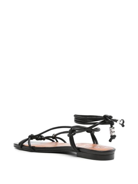 GANNI knotted sandals - Black - zdjęcie produktu nr 2