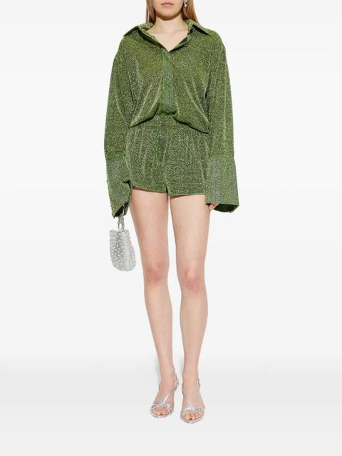 Oséree Lumiere buttoned shirt - Green - zdjęcie produktu nr 2