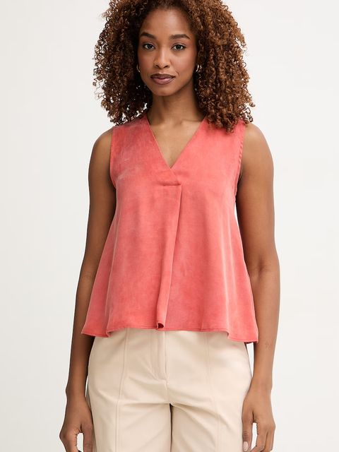 Marella bluzka na ramiączkach damska z lyocellu Emme by Marella - zdjęcie produktu nr 1