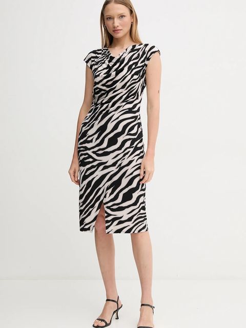 Joseph Ribkoff sukienka kolor czarny mini dopasowana 252158 - zdjęcie produktu nr 1