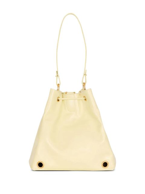 Balmain Pulse leather shoulder bag - Yellow - zdjęcie produktu nr 2