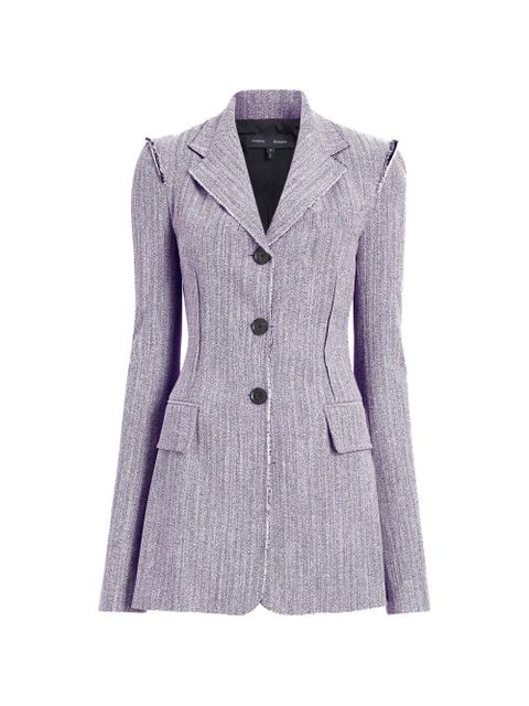 Proenza Schouler Lorenza frayed blazer - Purple - zdjęcie produktu nr 1