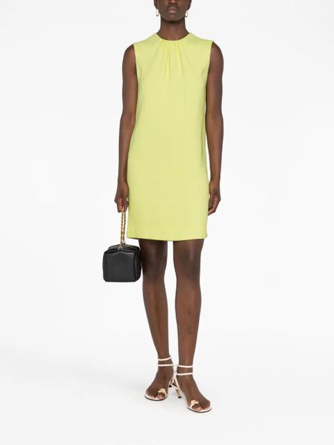 Lanvin round-neck sleeveless minidress - Yellow