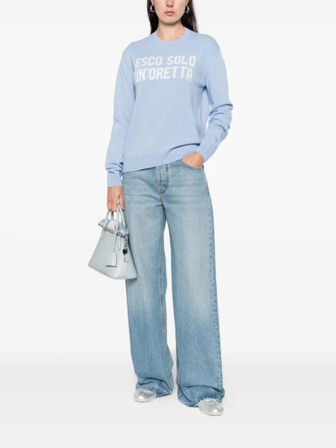 MC2 Saint Barth New Queen crewneck sweater - Blue - zdjęcie produktu nr 2