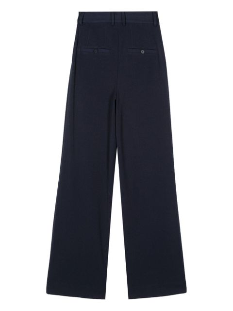STAUD wide-leg pleated trousers - Blue - zdjęcie produktu nr 2