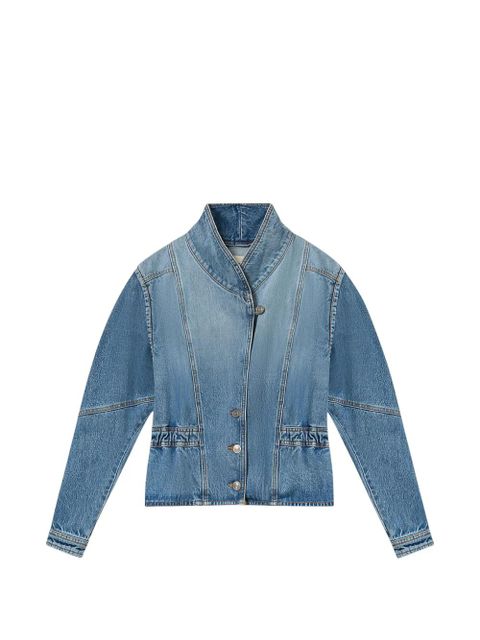 ISABEL MARANT Dolie panelled denim jacket - Blue - zdjęcie produktu nr 1