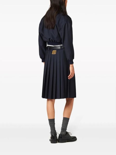 Miu Miu Batavia bomber jacket - Blue