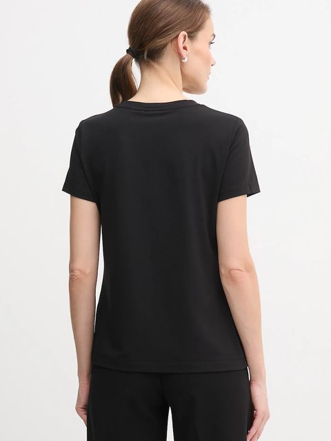 Dkny t-shirt KNIT TOPS damski kolor czarny P5GHZWNA