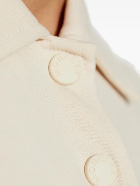 Moncler Grenoble logo-patch polo shirt - Neutrals