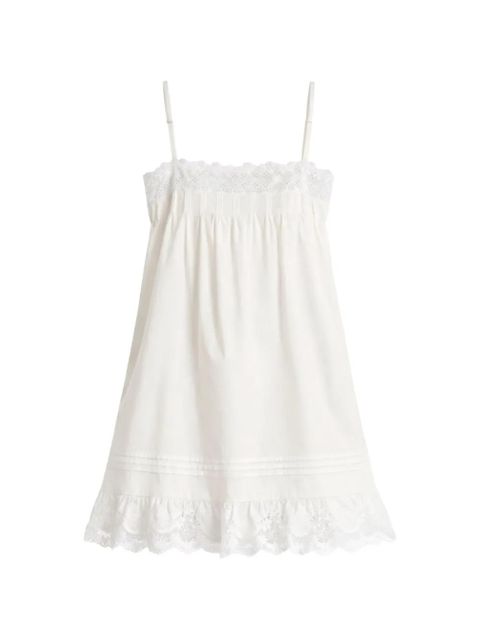 Saint Laurent lace trim dress - White - zdjęcie produktu nr 1