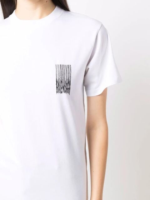 Balenciaga barcode-print T-shirt - White