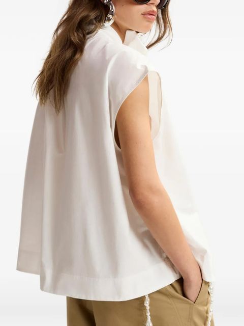 Essentiel Antwerp bow-detail blouse - White