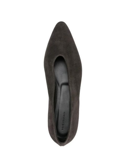 Dear Frances Topo pointed ballet flats - Brown
