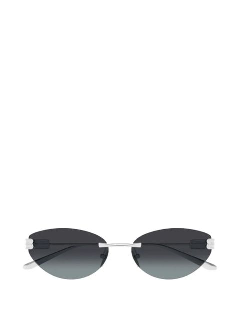Balenciaga Eyewear rimeless sunglasses - Silver - zdjęcie produktu nr 1