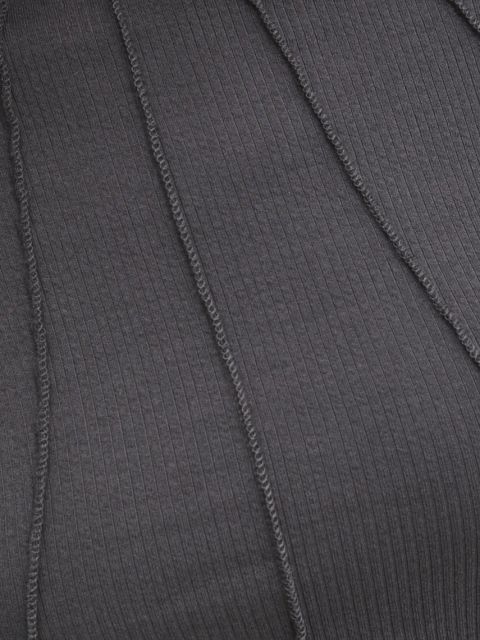 Answear.LAB longsleeve damski kolor szary z półgolfem