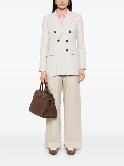 AMI Paris double-breasted blazer - Neutrals