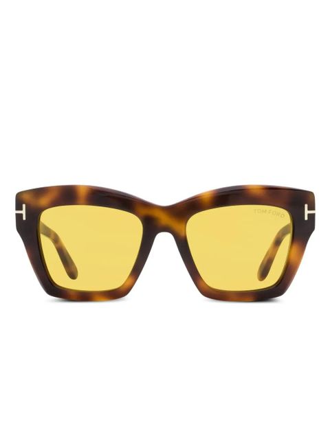 TOM FORD Eyewear Luna sunglasses - Brown - zdjęcie produktu nr 1