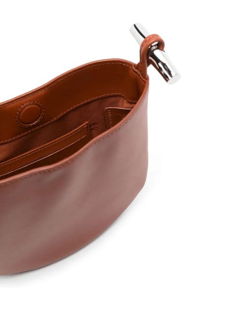 Longchamp S Le Roseau cross body bag - Orange