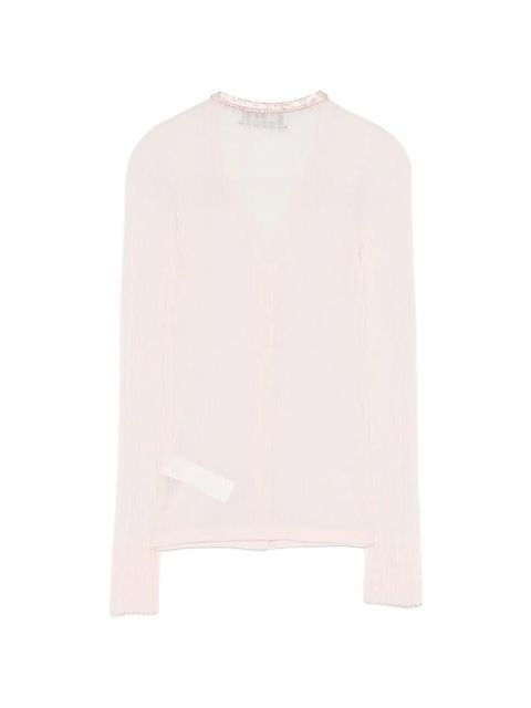 Blumarine beaded cardigan - Pink - zdjęcie produktu nr 2