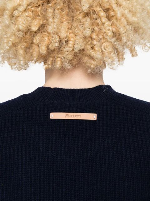 JW Anderson puff-sleeves sweater - Blue