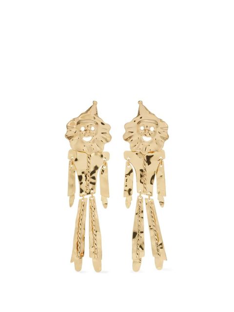 Tory Burch Runway clown drop earrings - Gold - zdjęcie produktu nr 1