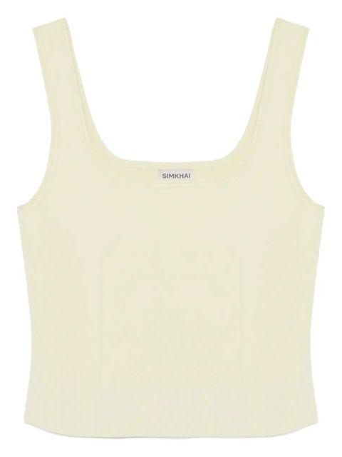 Simkhai Ramaina knitted tank top - Yellow - zdjęcie produktu nr 1