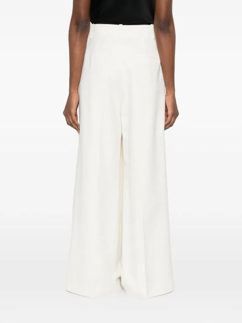 ANINE BING Lou pleated trousers - Neutrals