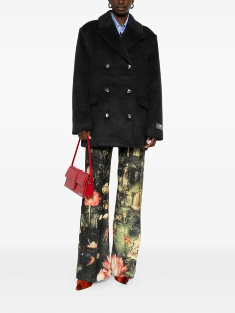 GANNI double-breasted jacket - Grey