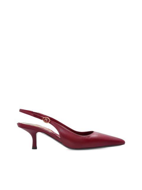 Burberry 60mm leather pumps - Red - zdjęcie produktu nr 1