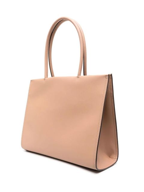 Tory Burch Camel synthetic leather Ella Bio small shopping bag - Neutrals