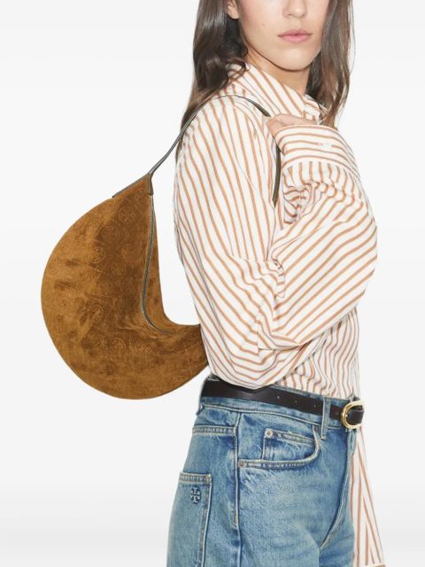 Tory Burch small Balloon T-monogram shoulder bag - Brown - zdjęcie produktu nr 2