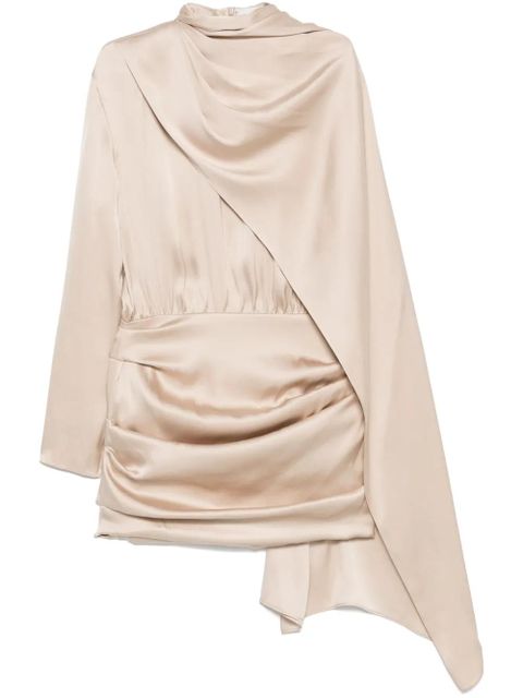 Magda Butrym cape-effect mini dress - Neutrals - zdjęcie produktu nr 1