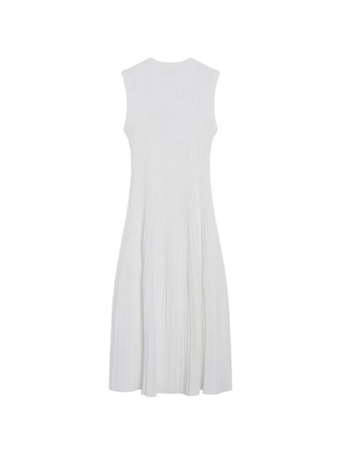 Max Mara Egizio ribbed-knit sleeveless midi dress - White - zdjęcie produktu nr 2