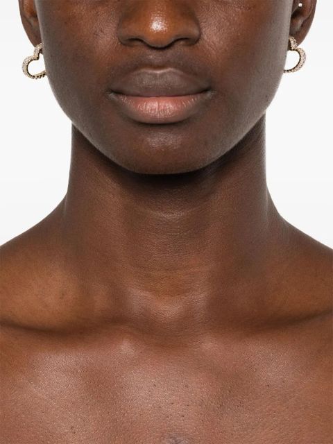 Swarovski Matrix heart-shaped earrings - Gold - zdjęcie produktu nr 2