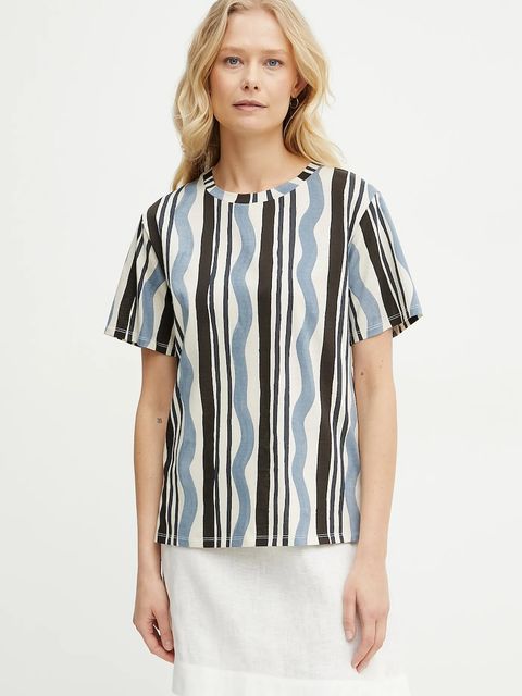 Weekend Max Mara t-shirt bawełniany - zdjęcie produktu nr 1