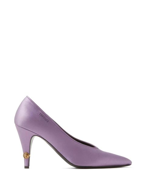 Versace Gianni satin pumps 90 mm - Purple - zdjęcie produktu nr 1