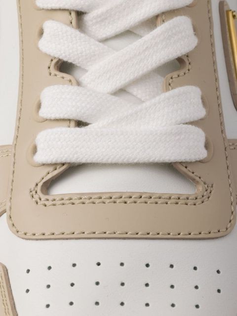 Prada Downtown Bold leather sneakers - Neutrals - zdjęcie produktu nr 2