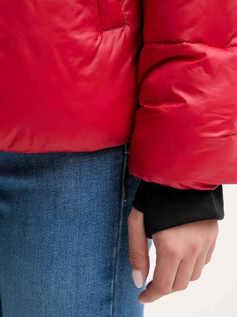 Pepe Jeans kurtka kolor czerwony zimowa PL4024339