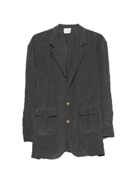 Alysi single-breasted flap-pocket blazer - Grey - zdjęcie produktu nr 1