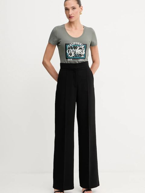 Guess t-shirt ANIMALIER damski kolor zielony W5YI27 J1314 - zdjęcie produktu nr 2