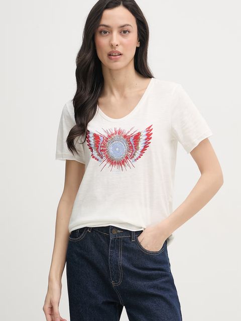 Mos Mosh t-shirt damski bawełniany Romi - zdjęcie produktu nr 2