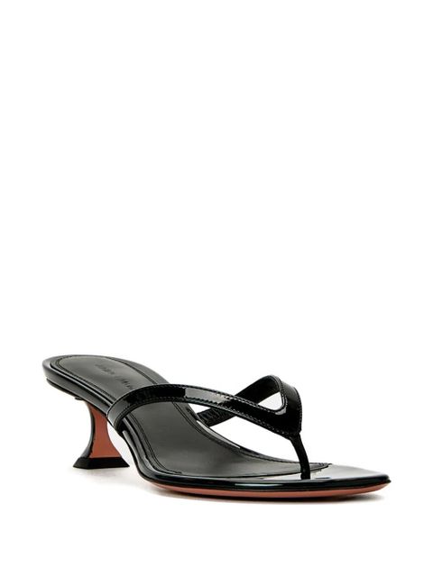 Amina Muaddi 45mm Juliette thong sandals - Black