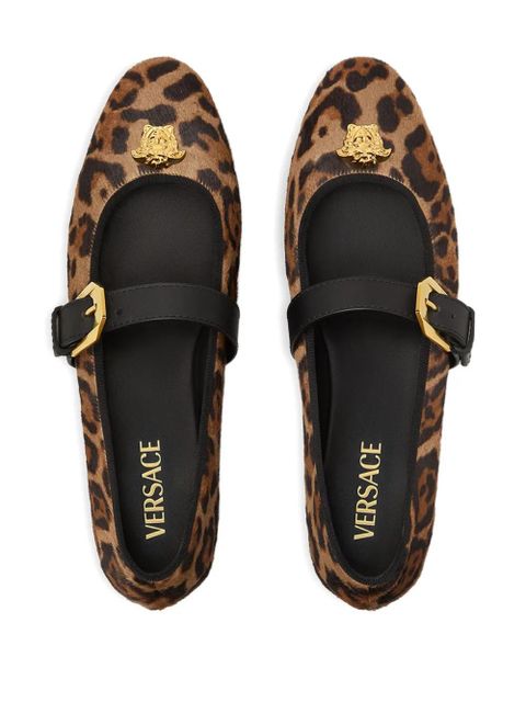 Versace Medusa buckle flats - Brown - zdjęcie produktu nr 2