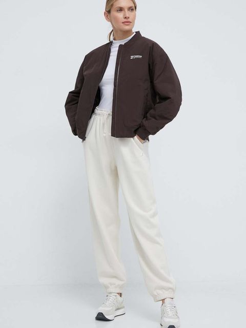 New Balance spodnie dresowe bawełniane WP41513LIN - zdjęcie produktu nr 2