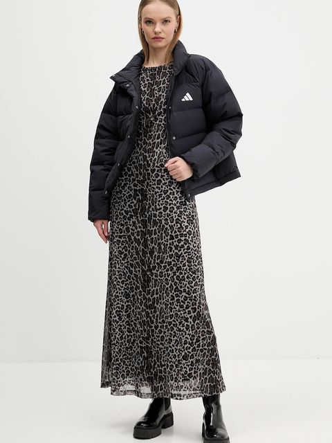 Tommy Jeans sukienka kolor brązowy maxi rozkloszowana DW0DW21511 - zdjęcie produktu nr 2