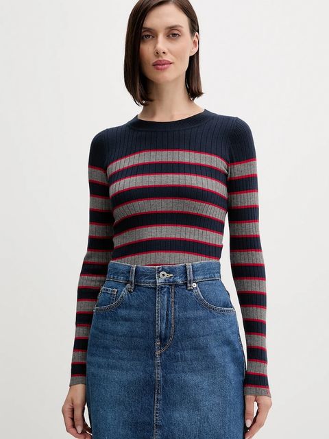 Pepe Jeans sweter damski kolor granatowy lekki PL7000006 - zdjęcie produktu nr 1