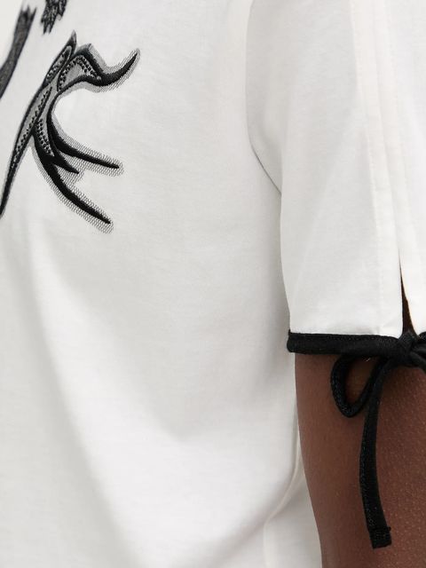 Pinko t-shirt bawełniany damski kolor biały 105558 A2SF