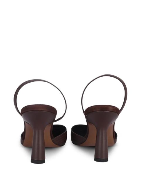 NEOUS slingback heeled pumps - Brown